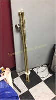 Gold Curtain Rods 44”