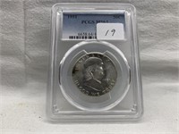 1951 UNITED STATES SILVER FRANKLIN PCGS MS64