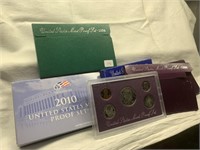 MISC UNITED STATES PROOF SETS 2010 / 1994 / 1988