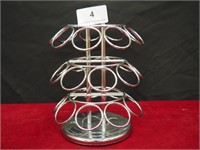 27 Slot Round Stainless Steel Spice Rack