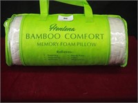Henlena Bamboo Comfort Memory Foam Pillow (King)
