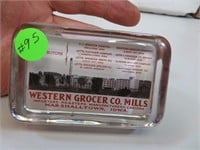 Antique Western Grocer Co Mills Marshalltown Iowa