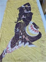 Batik Art Cloth Panel 19"x36 1/2"