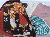 Sri Lanka Batik Art Cloth Panels