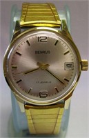 1960s Benrus 17 Jewel w/Date Hand Winding Watch