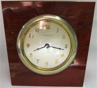 Waltham Tiffany & Co Sterling Italian Marble Clock