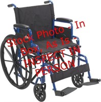 Drive  blue streak wheelchair 18"