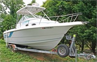 1995 Pro Line 25' Walk Around Fishing Boat