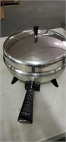 Farberwear Stainless Steel Electric Frying Pan
