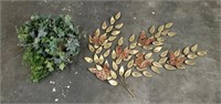 Brassy Leaves and Butterflies