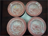 Nice Set of (4) Signed English Ironstone