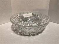Signed Tiffany & Co Fine Crystal Bowl - 9 wide &