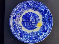 George Jones and Son ABBEY England Flow Blue Plate