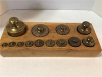 Rare Complete Set of (13 ) Weights in Custom Case