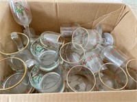 Christmas Glassware, Stemware and Plates