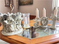 Angel Candle Holders and Candles