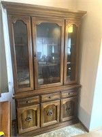 Lighted China Cabinet 41"x13"x73"