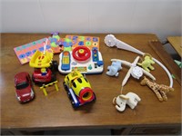 BOX: ASSORTED BABY TOYS