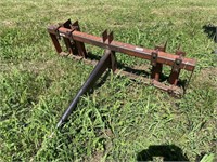 Hay fork for front end loader