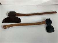 2X VINTAGE AXES - BROAD AND OTHER