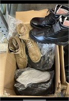 18 PAIRS OF NEW LEATHER ARMY & FIREMANS BOOTS