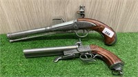 2X REPRODUCTION FLINTLOCK PISTOLS