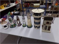 Bird houses and Lighthouse lamp