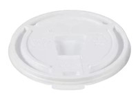 WinCup Plastic Drink Thru Lids with Straw Slot