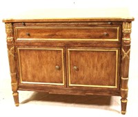 NEOCLASSICAL STYLE BEDSIDE CABINET