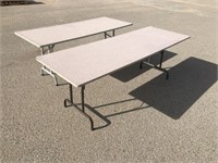 (2)pcs - 30" x 84" Folding Tables