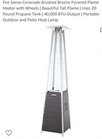 Portable and Patio heat lamp