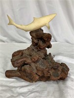 Great White Shark Sculpture by John Perry