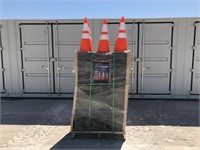 Unused (250)pcs Construction Safety Cones