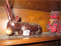 Wood Carved Cow