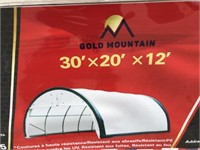 UNUSED 30FT x 20FT x 12FT Dome Shelter