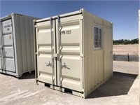 2021 9FT Shipping Container w/Doors, Window