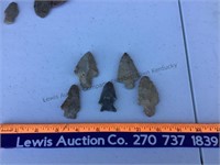 Nice set of Arrowheads - Lifetime collection