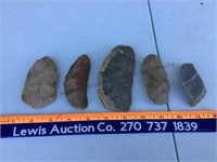 Flint stones appear to be in the process of