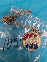 SPIRT OF 76 COIN ON NECKLACE