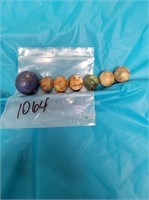 Lot of 7 vintage marbles