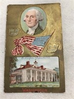 Postmark 1909 Washington post card