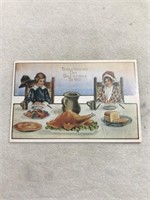 Thanksgiving day greetings to you postcard