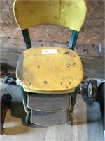 Vintage Cosco Metal Step Stool Chair
