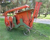Vintage 1918 Corn Husker on 4 Steel Wheels.