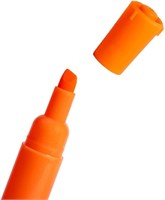12 / Pack Orange Highlighters Wide Chisel Tip