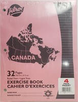 NEW- 4 Color Pack Hilroy Excerise Book-32 Page EA