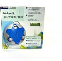 NEW-Waterproof Bathroom AM FM RadioW Digital Alarm