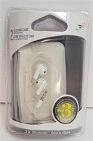 NEW- 2 Silicon Case with Cable Winder + Headphone