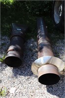 2 SECTIONS OF 12" STOVE PIPE