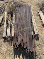 Pallet of Uniform Pieces of Rebar